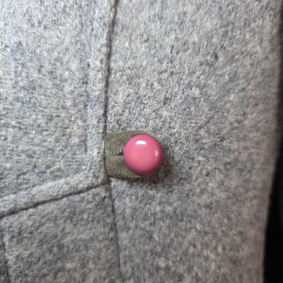 Vintage Rothschild Wool Coat Velvet Collar size 7 - Picture 12 of 16